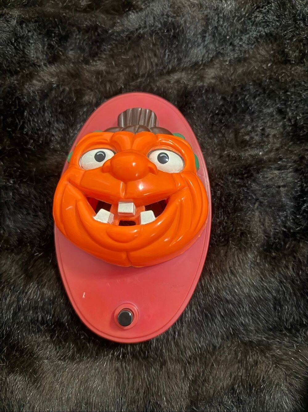 Vtg Toy State Industries Halloween Pumpkin Talking Door Bell Prop Working